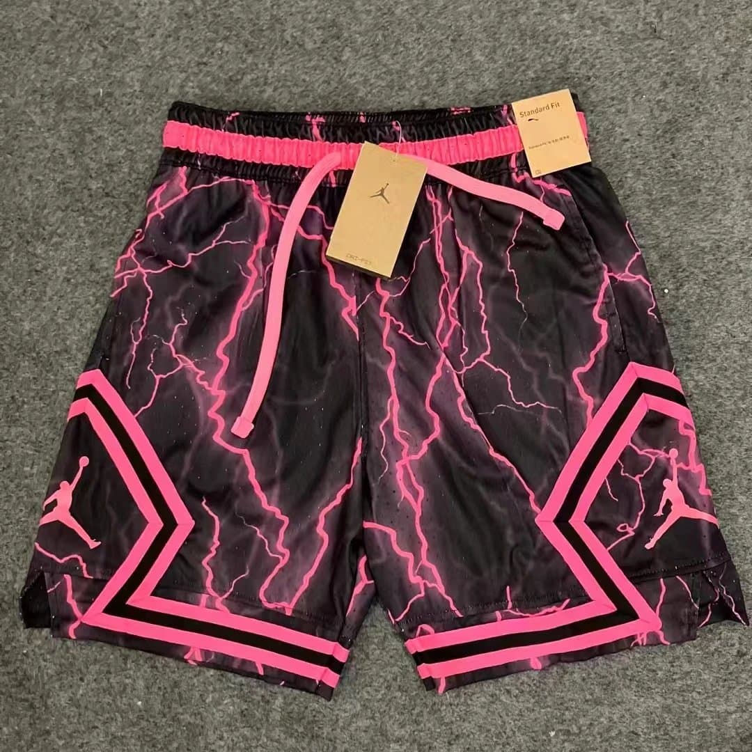 Jordan Mesh Shorts Jumpman Side Panel — N032闪电红