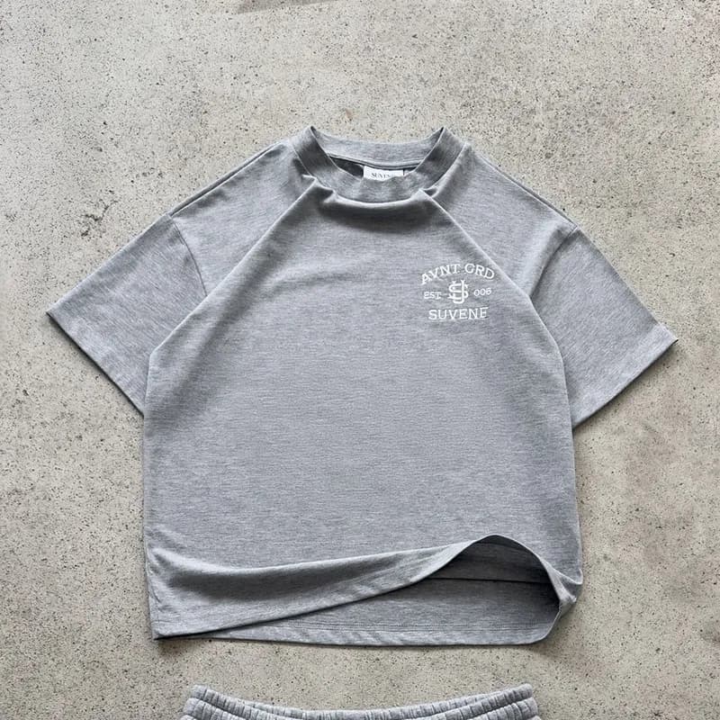 Fear of God Essentials Puffer Jacket & Sweatpants Set Marbled Grey — 灰色短袖