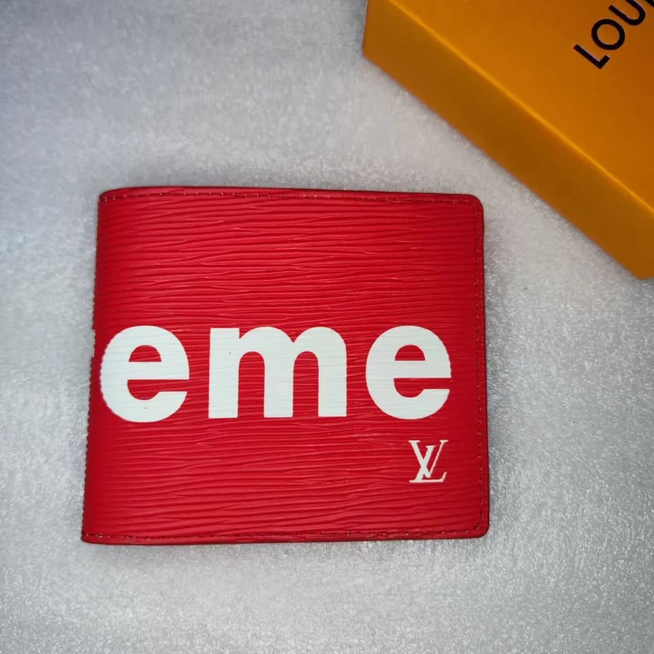 Louis Vuitton Bifold Wallet Supreme Collaboration