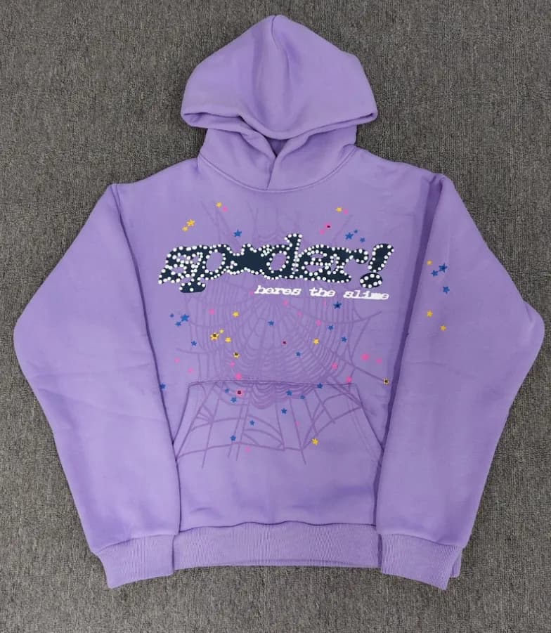 Sp5der Hoodie Spider Web Graphic