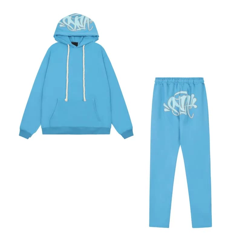 Corteiz Hoodie Trapstar Logo — 2436 blue