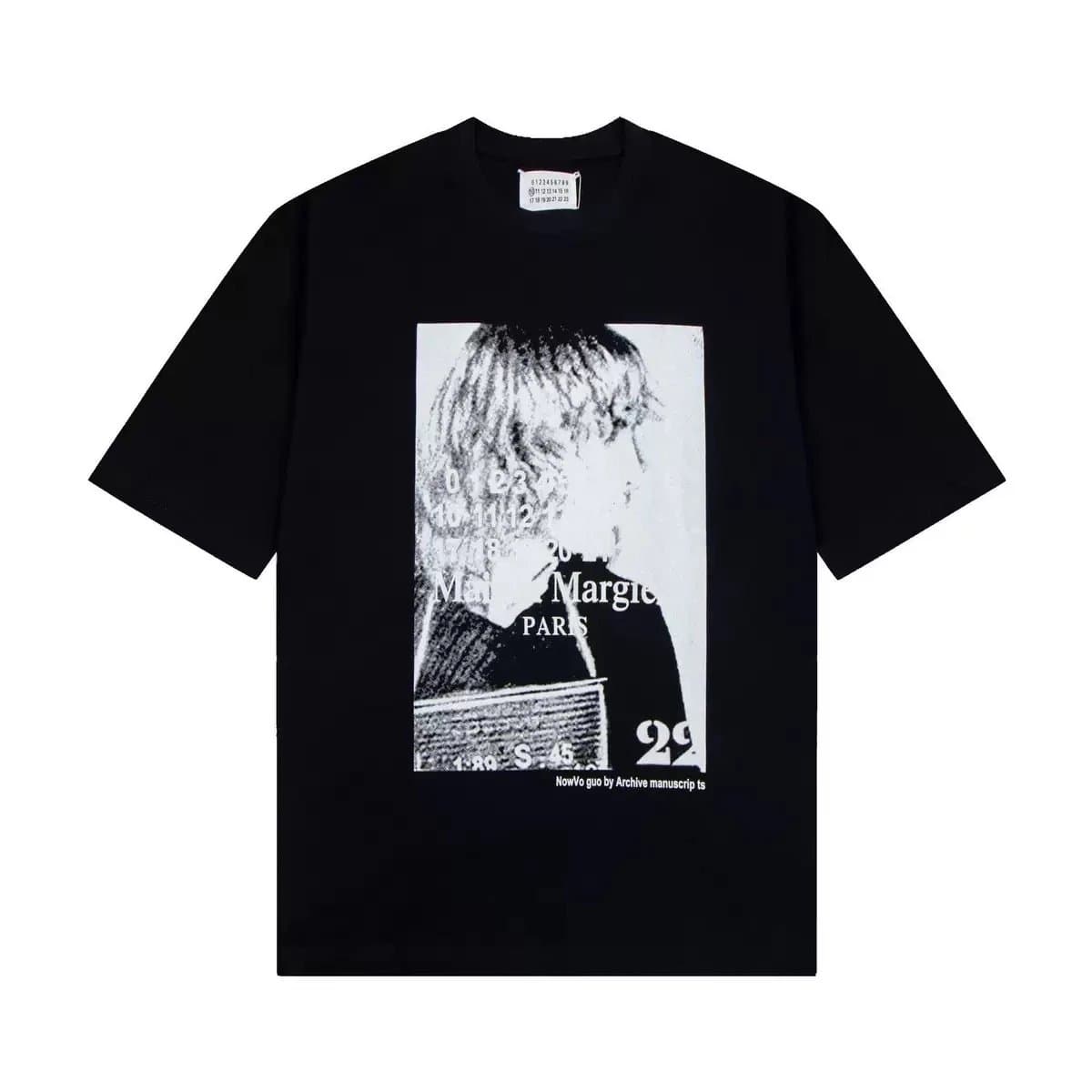 Maison Margiela Graphic T-Shirt Archive Manuscript Print
