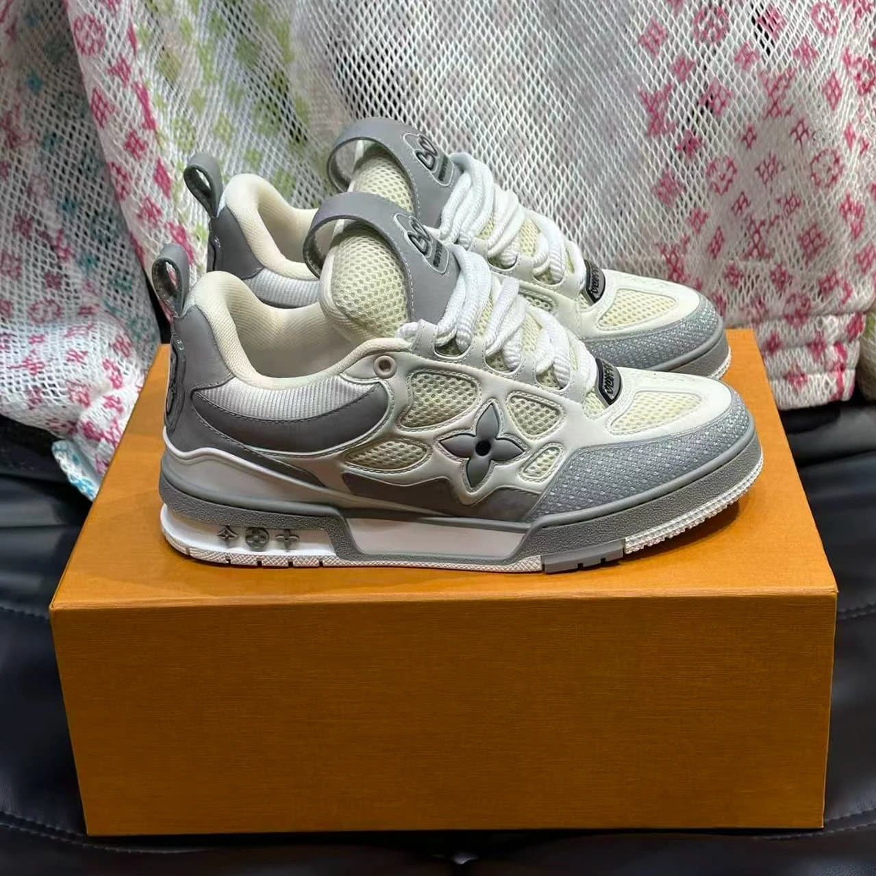 Louis Vuitton LV Trainer Monogram Mesh — P32