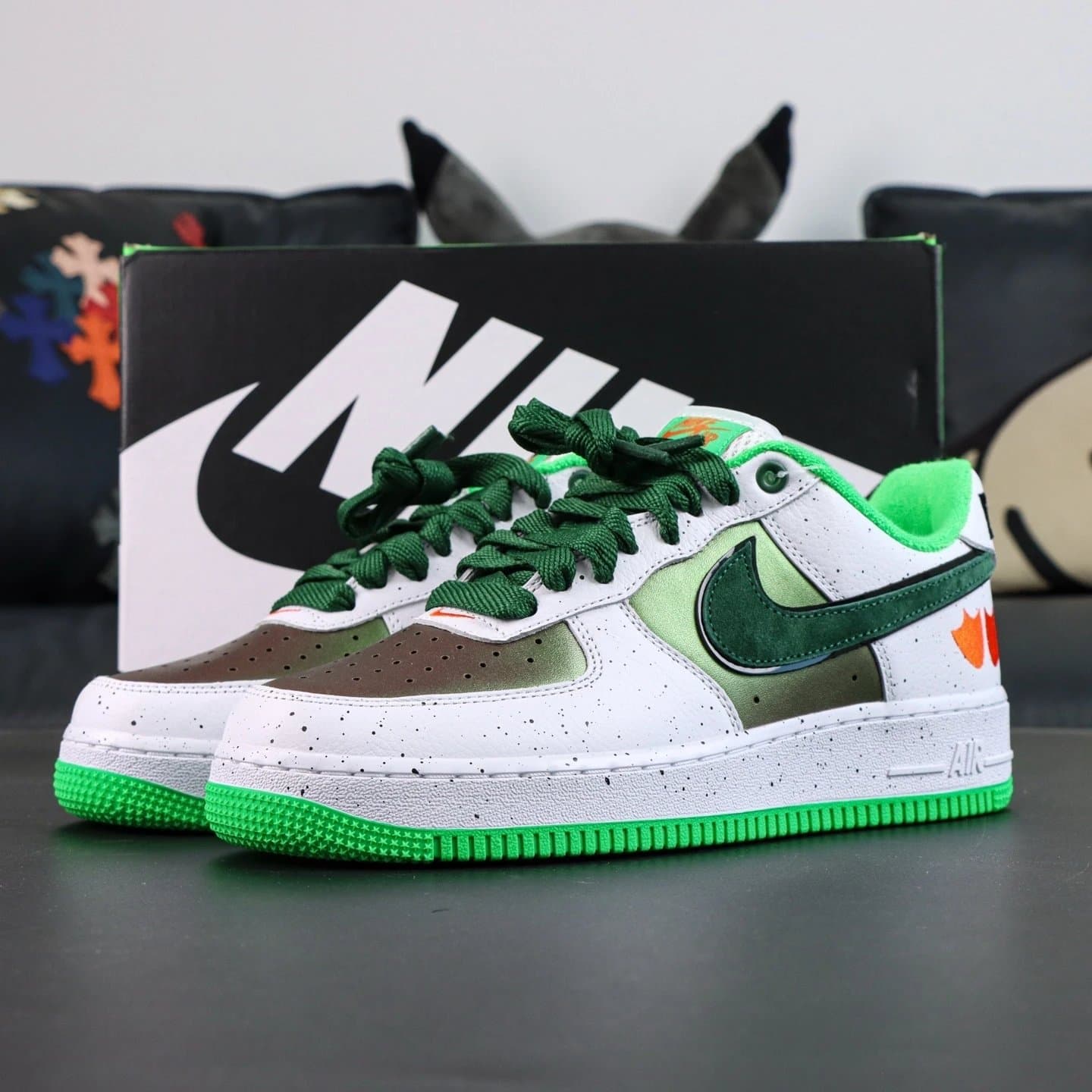 Nike Air Force 1 Low Off-White Blue — S2 AF1白绿IU7613-100