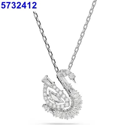 Swarovski Swan Pendant Crystal-Encrusted — New smart white swan