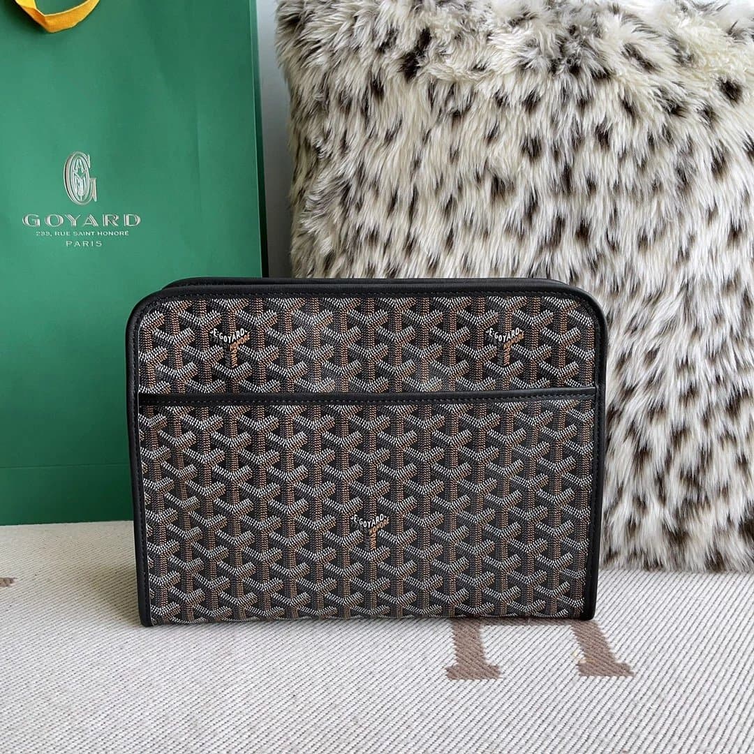 Goyard Saint Louis Pouch Goyardine Canvas