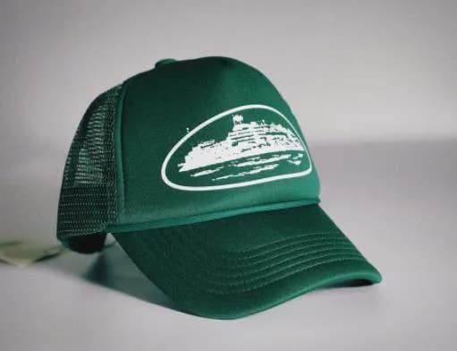 Corteiz Bucket Hat Embroidered Logo — Army Green
