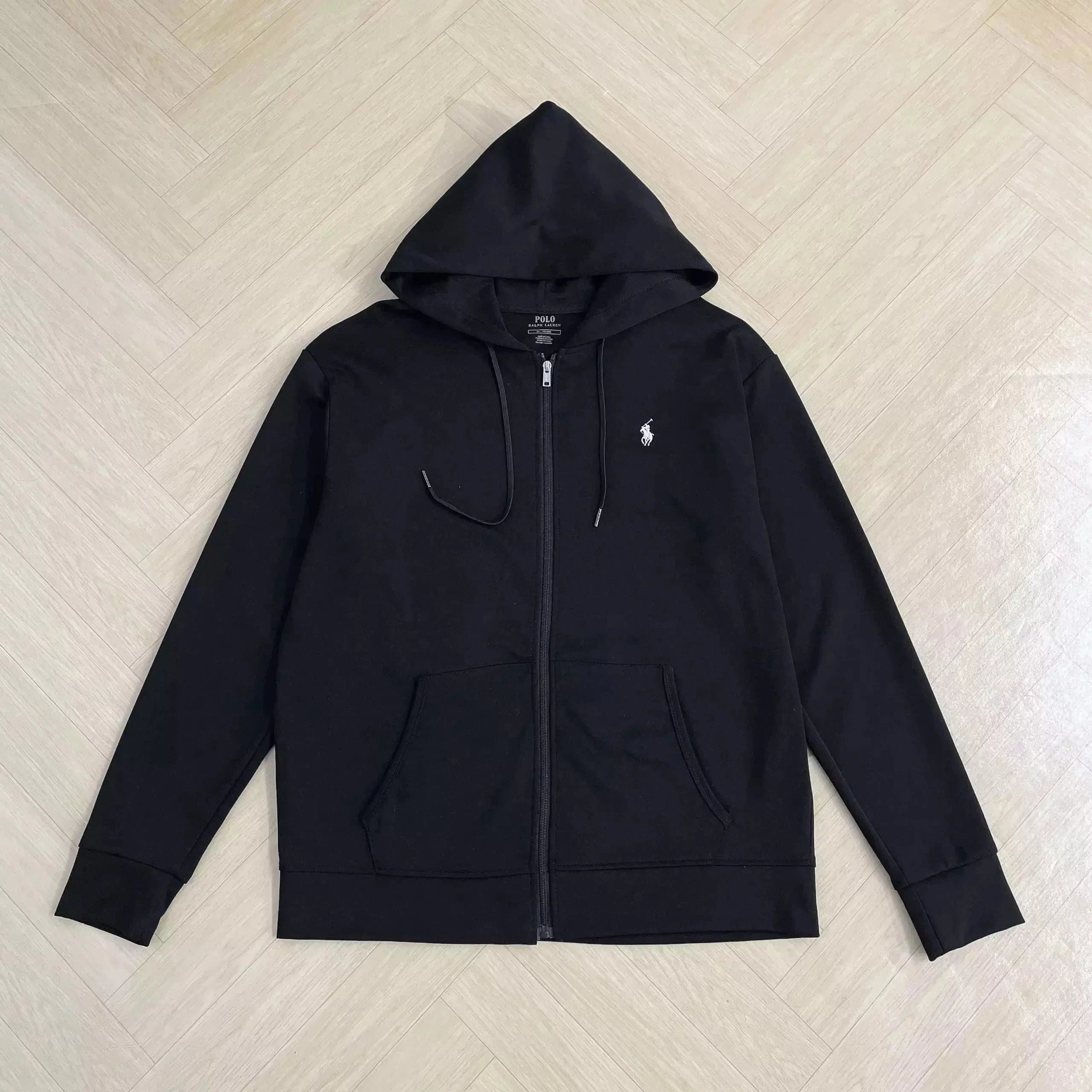 Lacoste Hoodie and Joggers Set Solid Black — 17黑色002