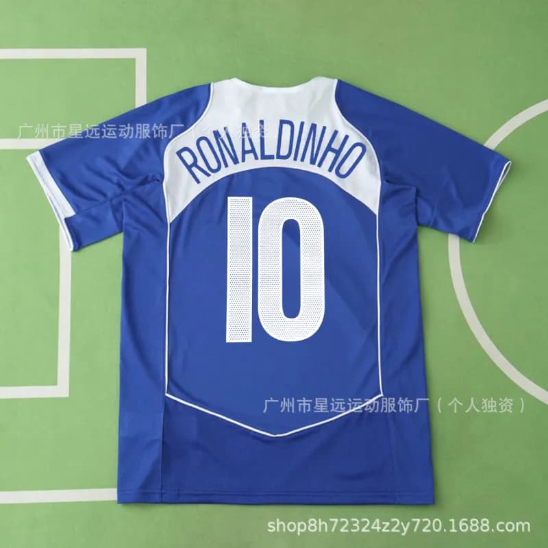 Nike Brazil National Team Jersey Home Kit — 04巴西客场短袖10号