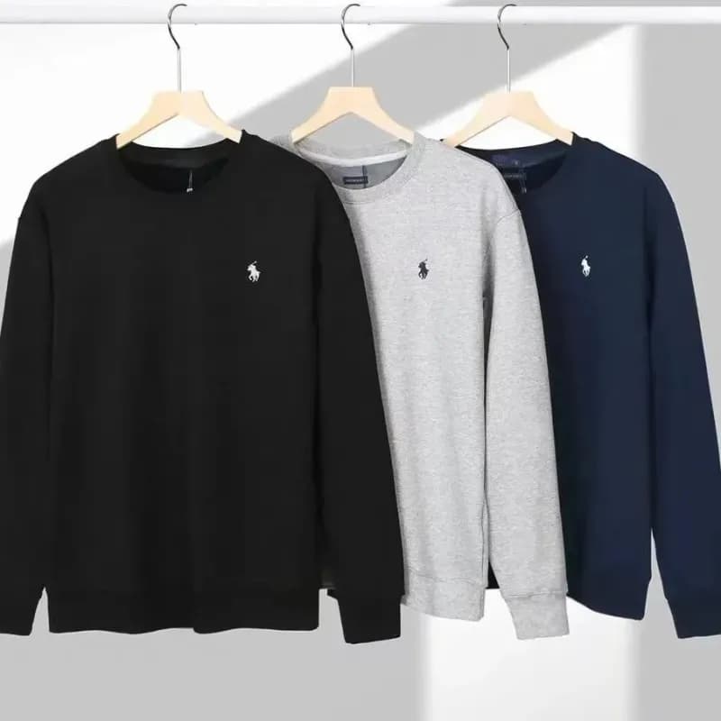 Polo Ralph Lauren Full-Zip Hoodie Polo Bear Embroidery — white label blue one
