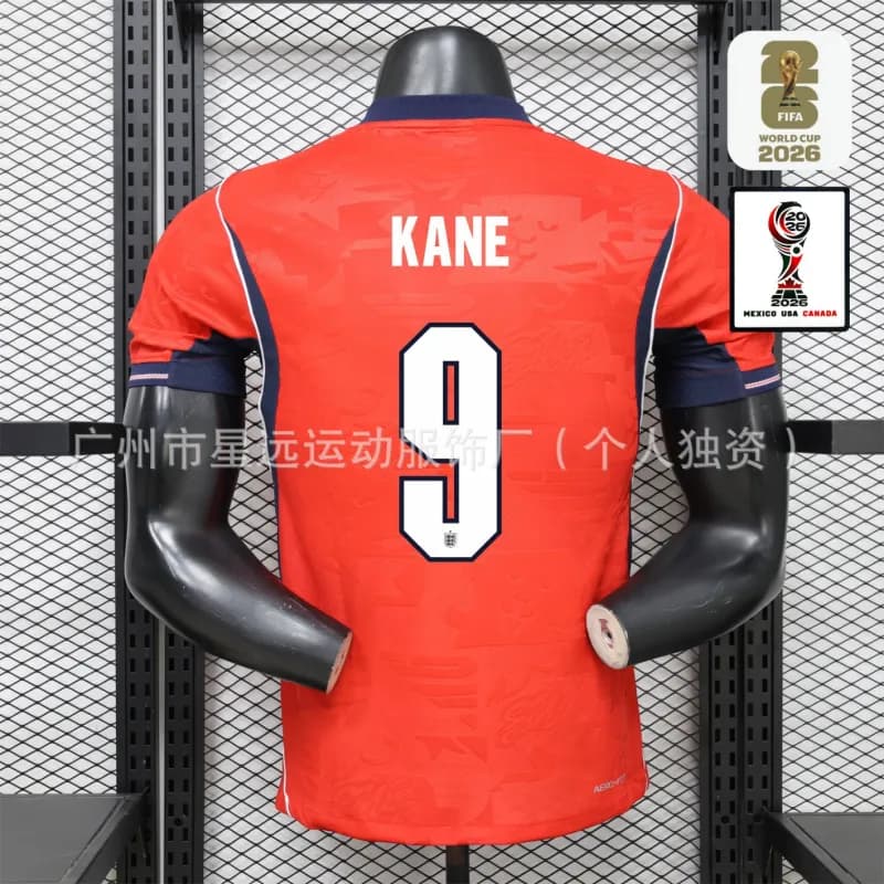 Nike England 2026 World Cup Jersey Kane #9