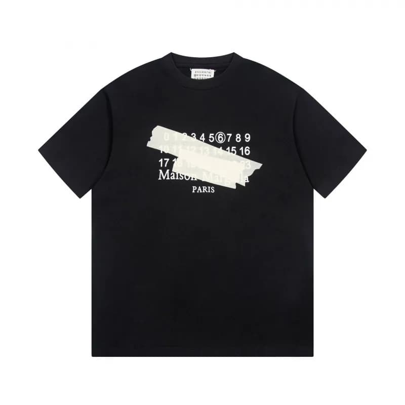 Maison Margiela T-Shirt Numbers Tape Print