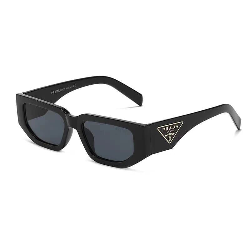 Prada Rimless Sunglasses Geometric Frame — A