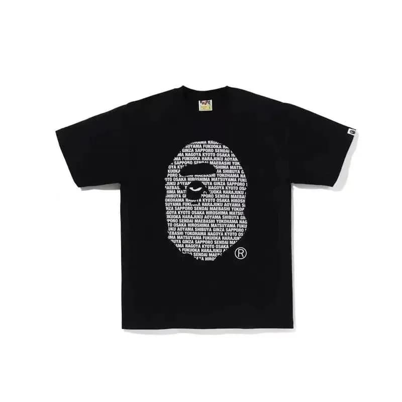 BAPE Ape Head Tee Text Logo