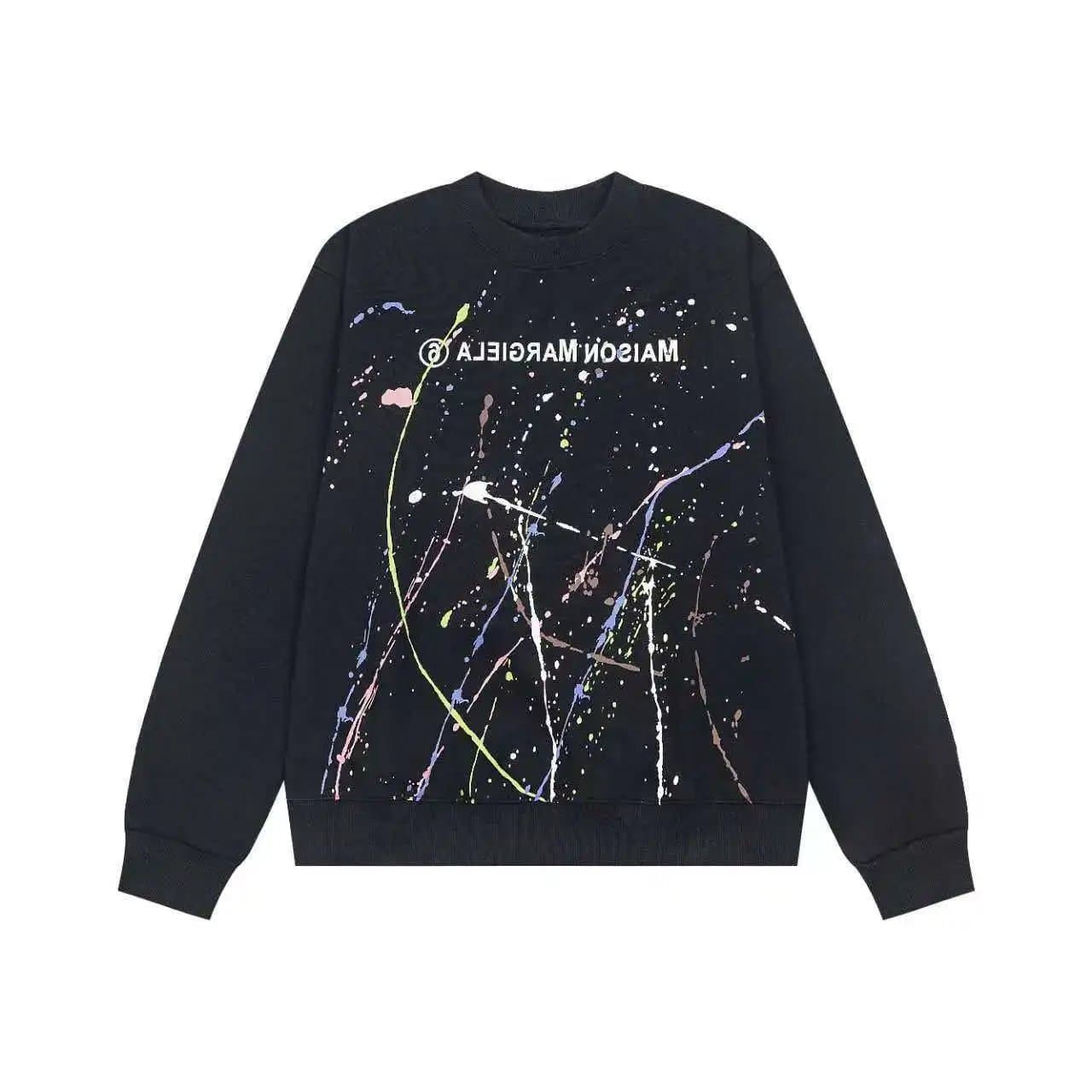 Maison Margiela Crewneck Sweatshirt Paint Splatter