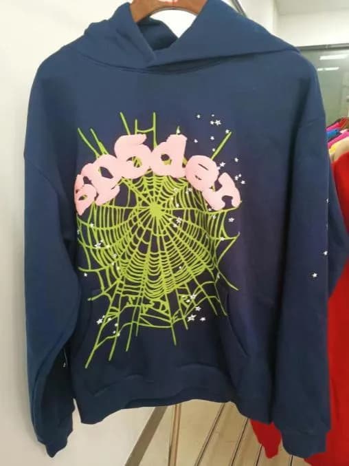 Broken Planet Hoodie Spiderweb Graphic