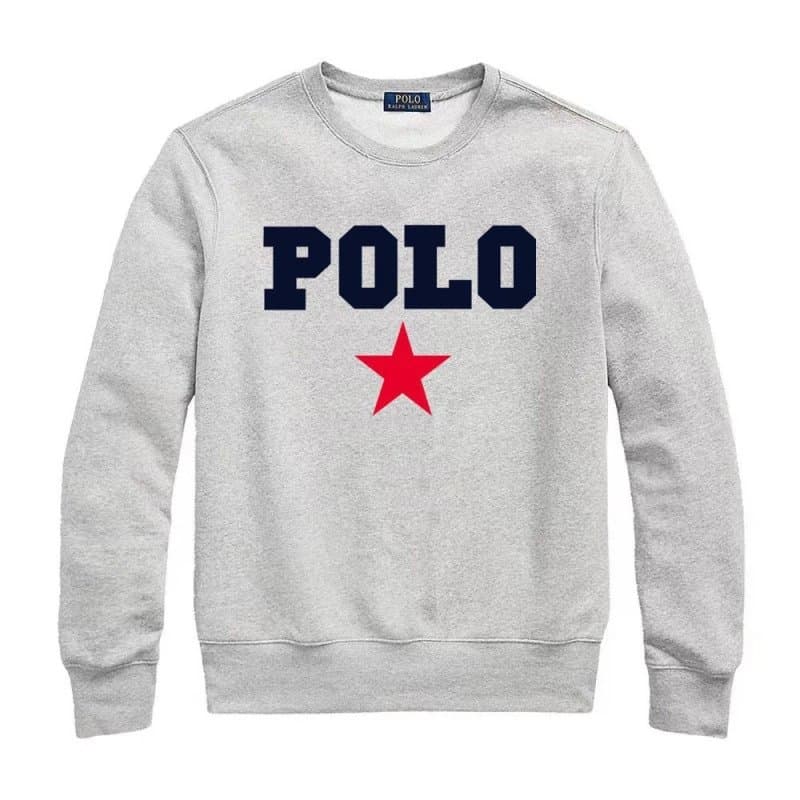 Polo Ralph Lauren Polo Bear Crewneck Sweatshirt Heather Grey — L016灰