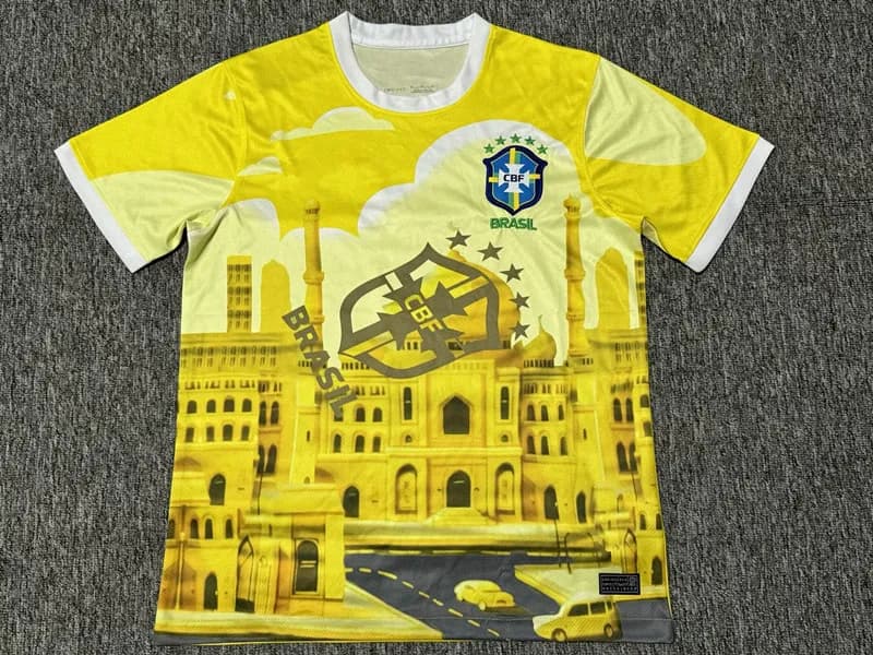 Nike Brazil National Team Jersey Golden City Print