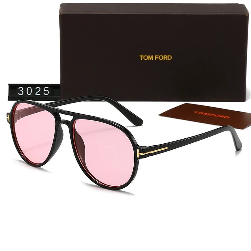 Tom Ford Aviator Sunglasses Pink Lens