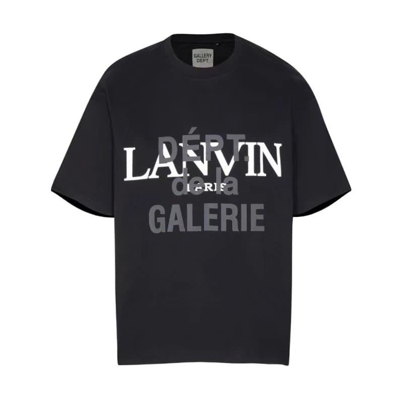 Paint Splatter Shorts Gallery Dept. Logo — t-shirt 11