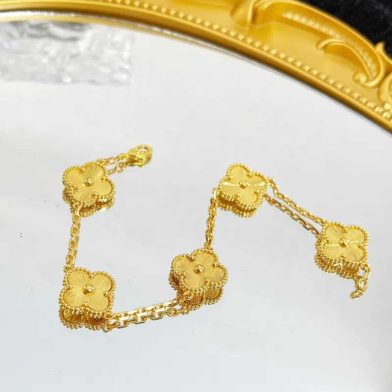 Van Cleef & Arpels Alhambra Bracelet Five Motifs