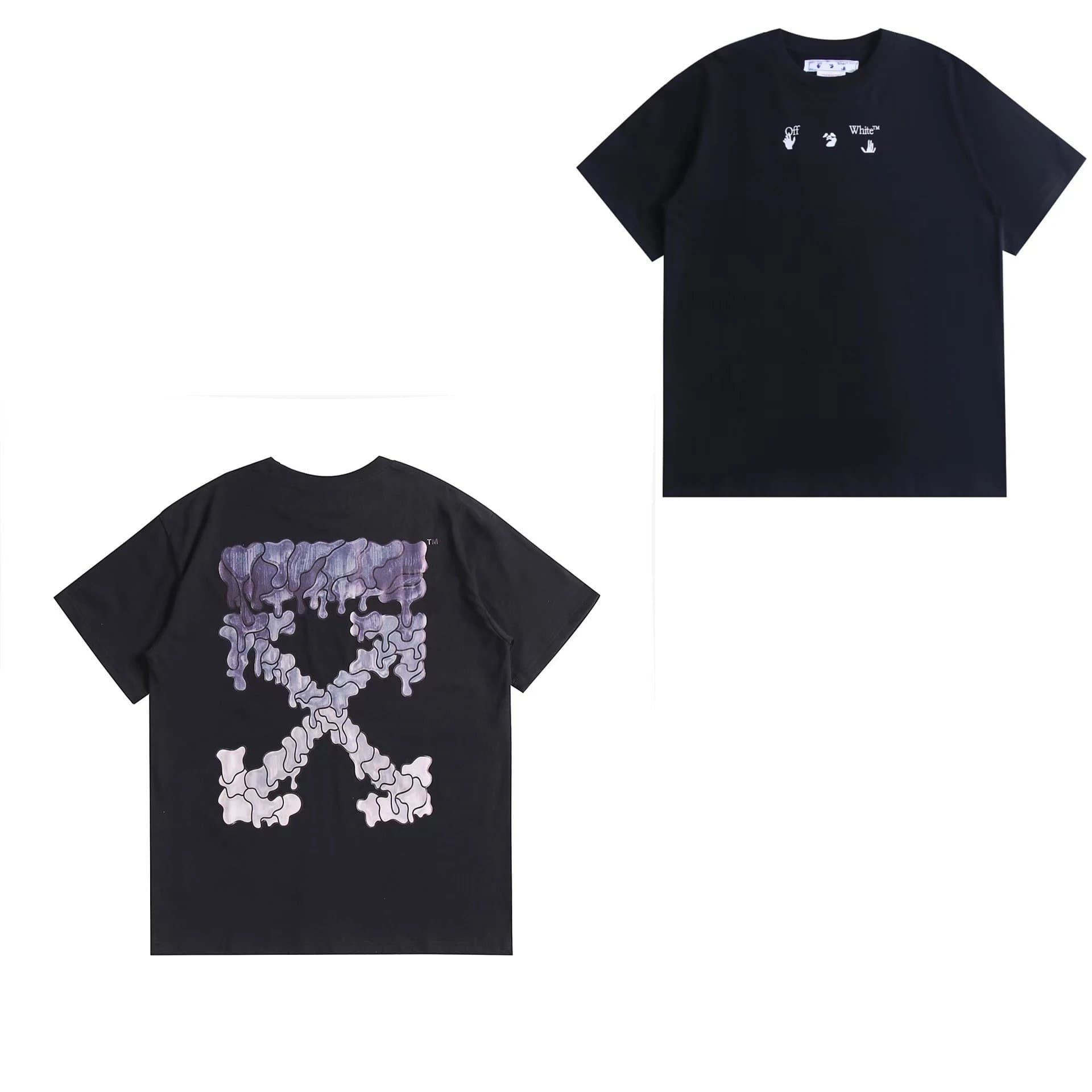 Off-White Graphic T-Shirt Dripping Arrow Print