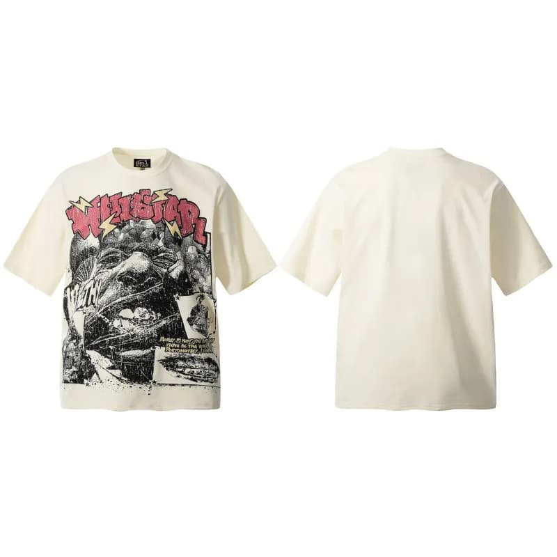Graphic Tee Hellstar Comic Print
