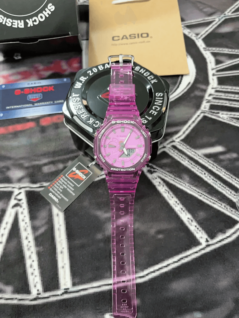 Casio G-Shock DW-5600 Transparent Pink