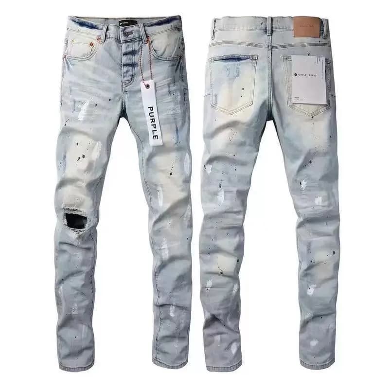 Straight-Leg Jeans Light Wash — PD-K15高品质带标