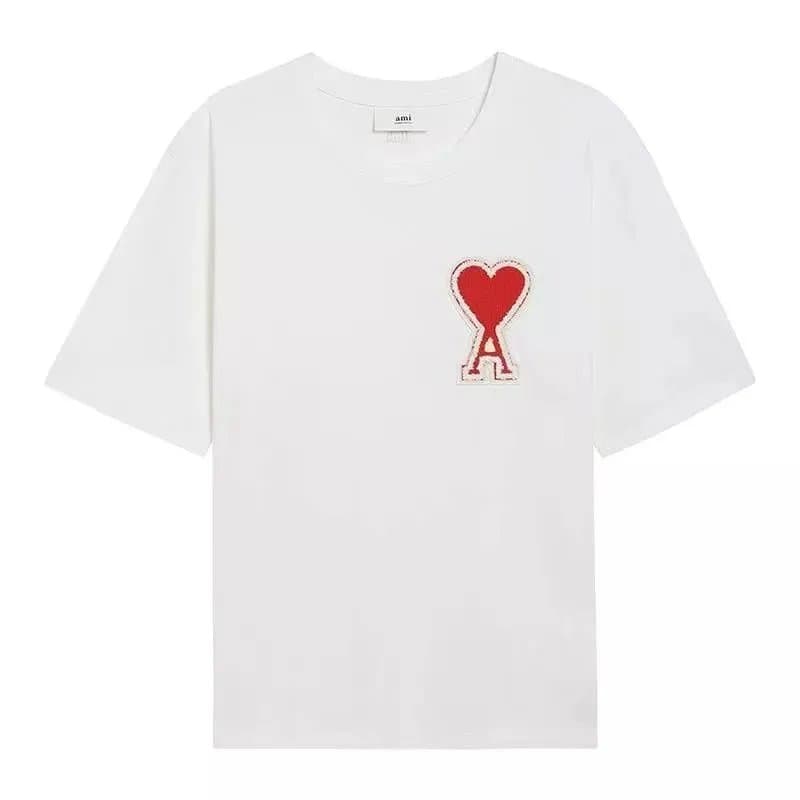 AMI Paris T-Shirt Heart Logo Patch — 4*Top quality