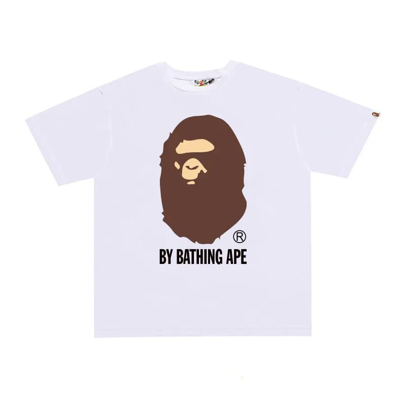 BAPE Graphic Tee Multi-Logo Print — D223白色