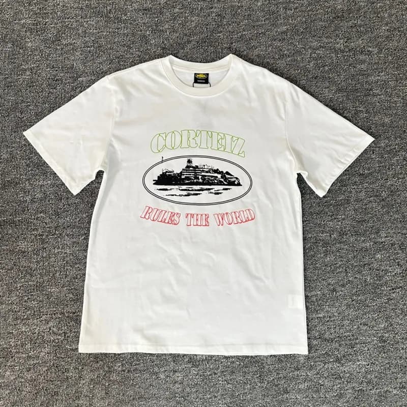 Graphic Tee Corteiz Rules The World