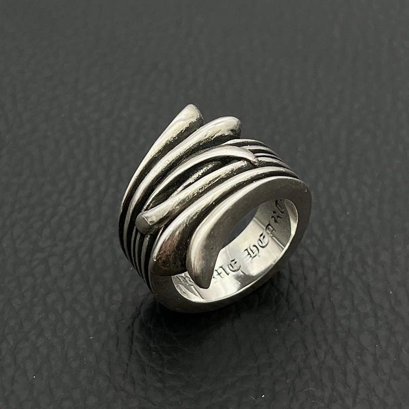 Chrome Hearts Cross Ring Triple Cross — CJ073