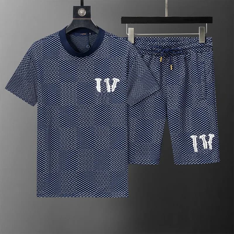Versace Logo-Print Set Monogram Jacquard — 6588宝蓝
