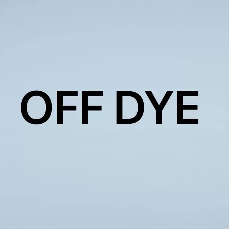 Off-White Off-Dye Logo Print