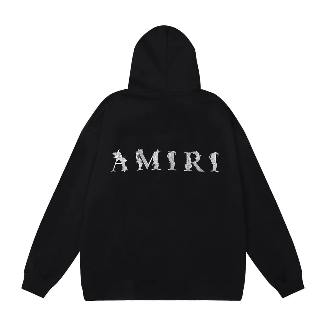 Amiri Hooded Sweatshirt Gradient Logo — 010311011-1
