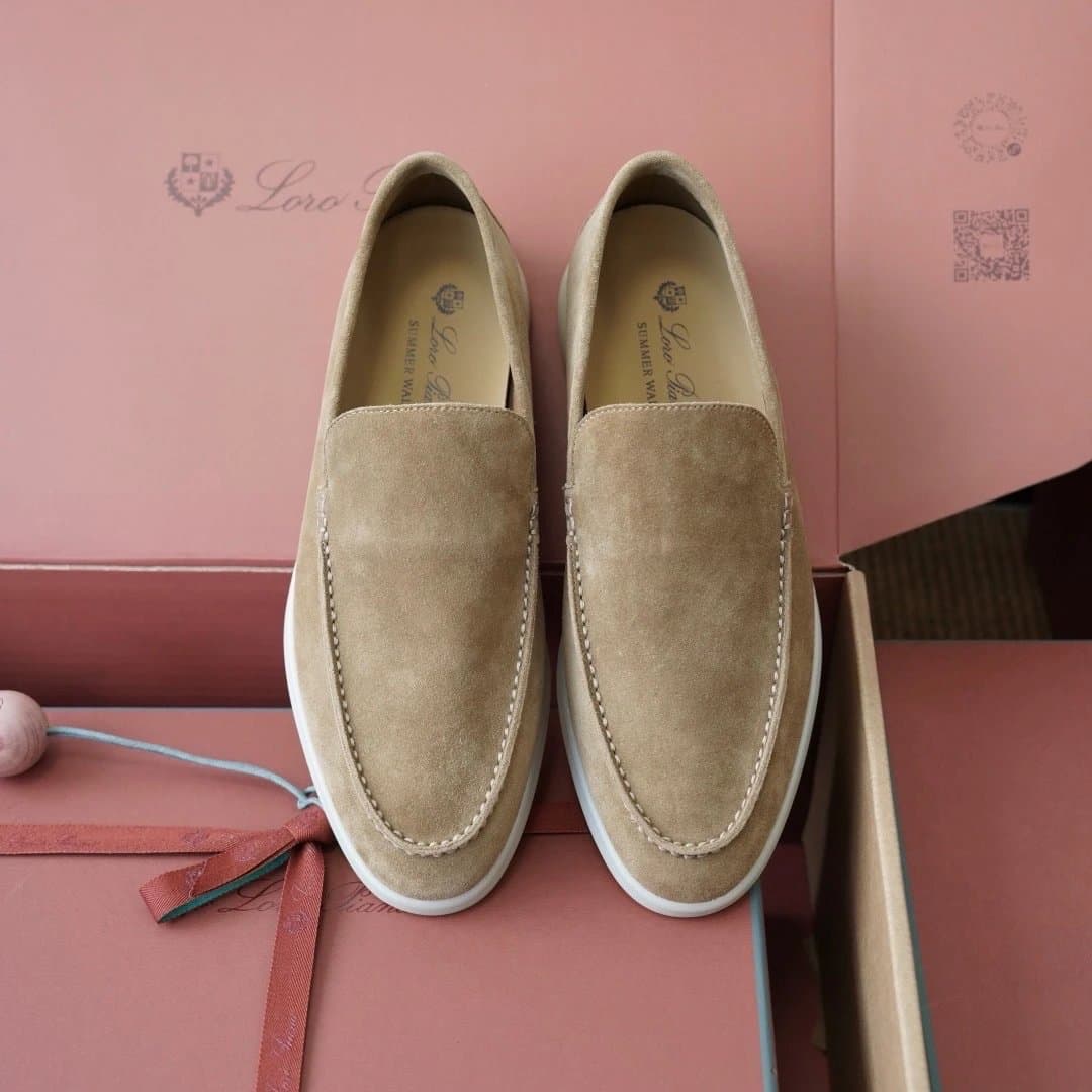 Loro Piana Summer Walk Loafer Suede