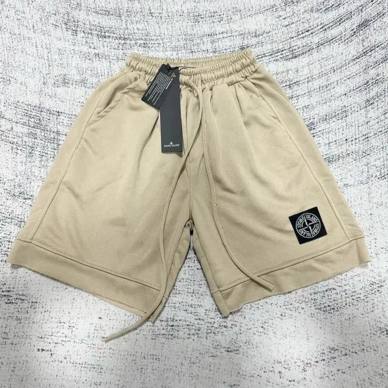Stone Island Track Shorts Logo Patch — 1017021CC