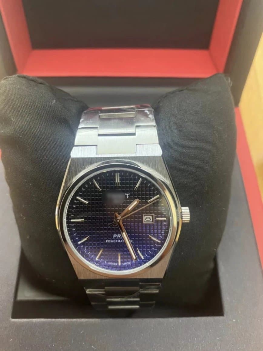 Prada Powermat Blue Grid Dial