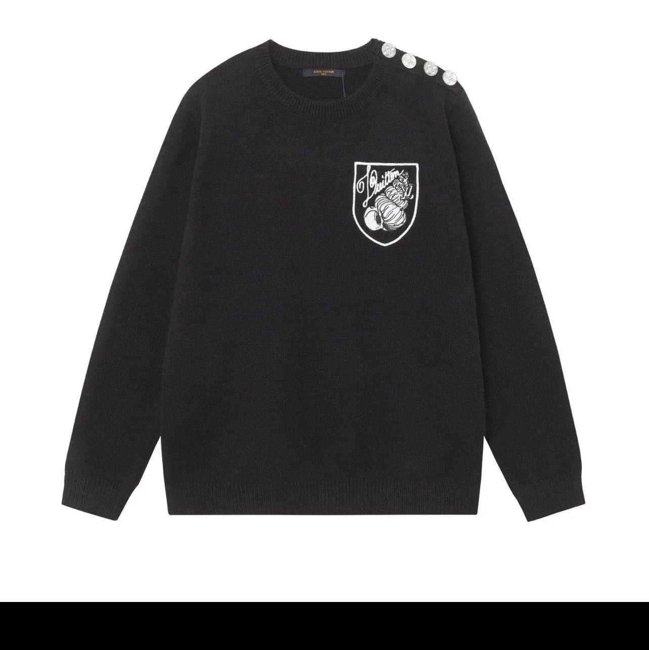 Louis Vuitton Knit Sweater Shield Logo