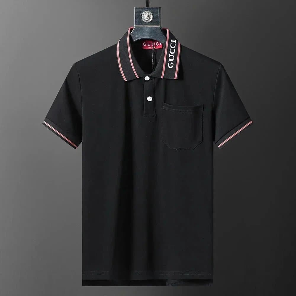 Moncler Polo Shirt Contrast Trim — 30070黑色
