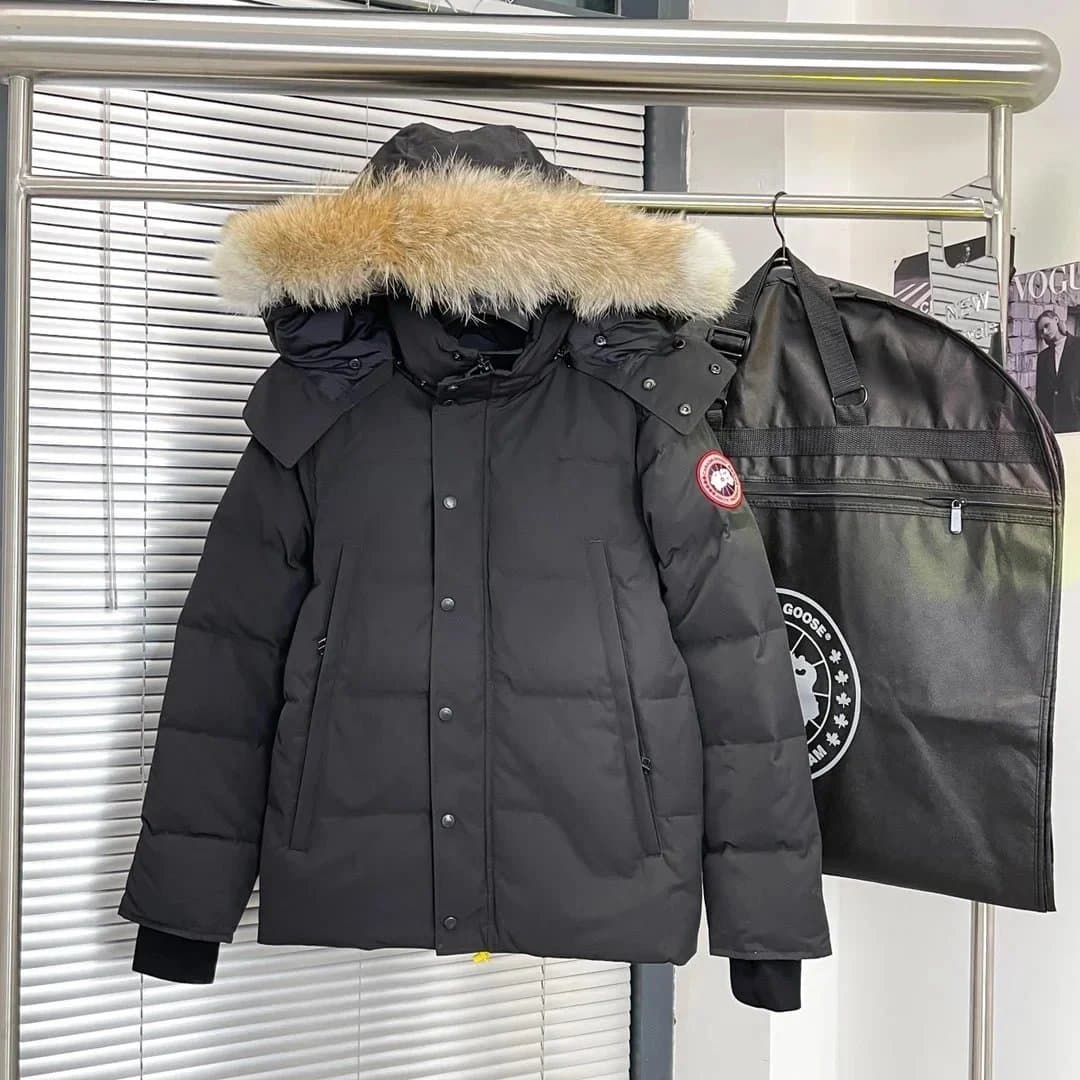 Canada Goose Parka Black with Fur Trim