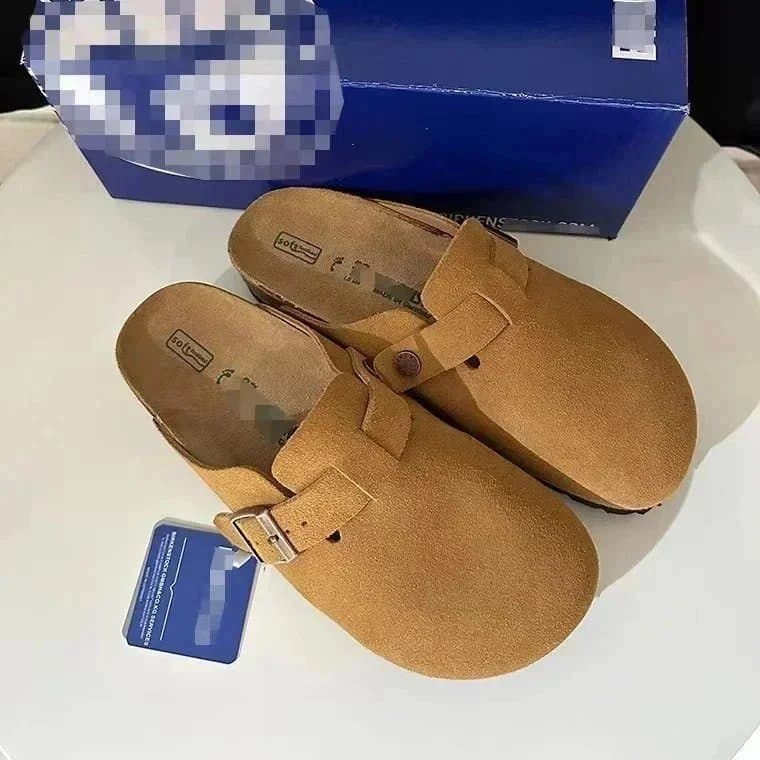 Birkenstock Arizona Two Strap — 栗色