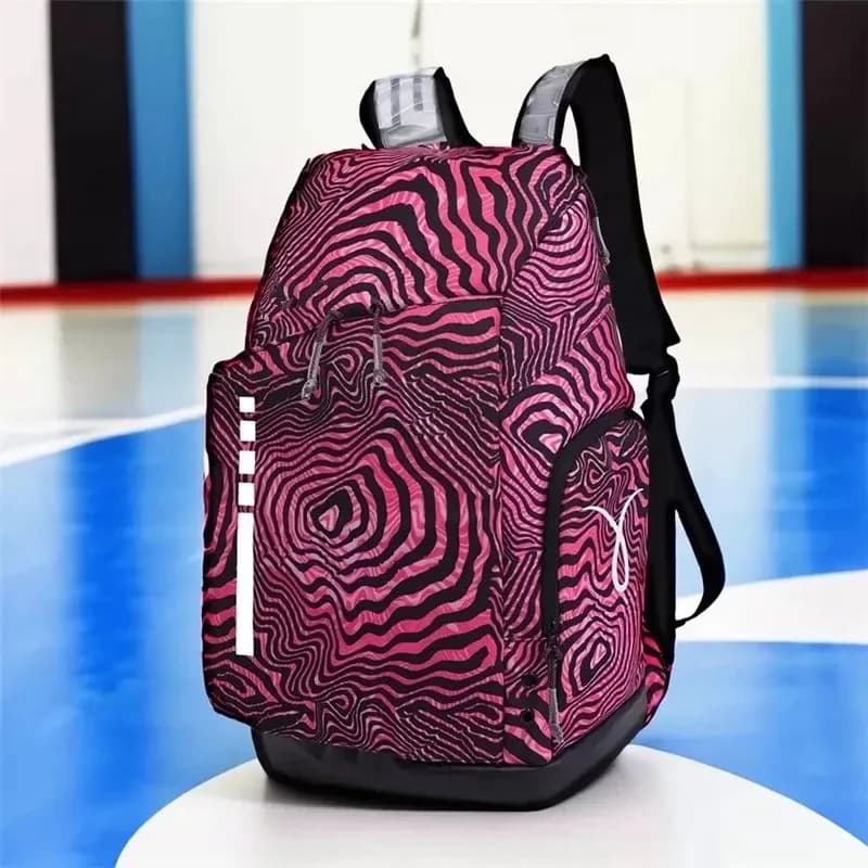 Nike Backpack Black — 气垫螺纹粉色