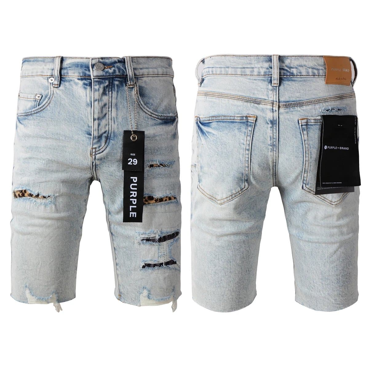 Levi's Distressed Denim Shorts Paint Splatter — PB112