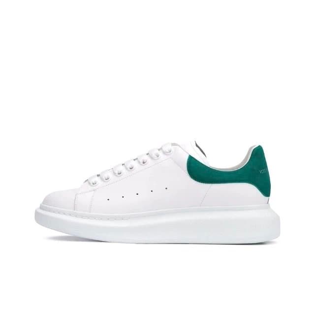 Alexander McQueen Oversized Sneaker White with Green Heel Tab