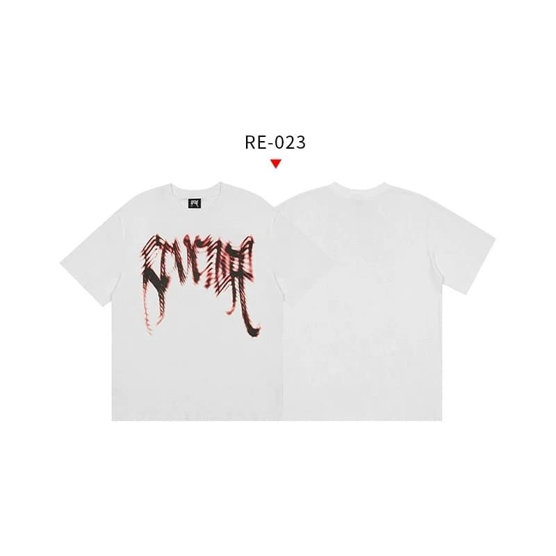 Sp5der Graphic Tee Hand with Eye Print — Rose Red
