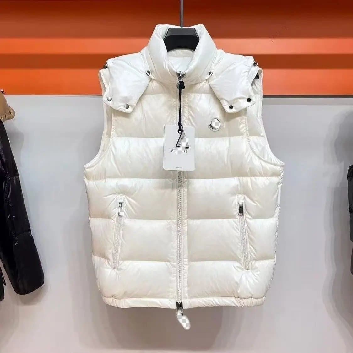Moncler Puffer Vest Shiny Nylon