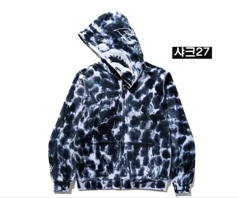 BAPE Shark Hoodie Split Camo — Custom 2