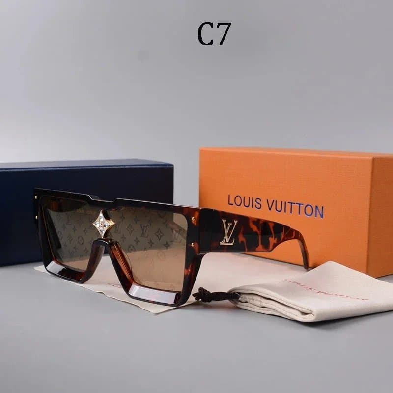 Prada Hexagonal Sunglasses Gradient Green Lens — 3401017XZ